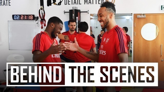 'Arsenal return for pre-season training | Behind the scenes'