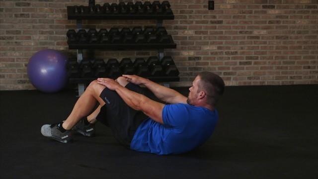'Fingertip-to-Knees Sit Ups: Modified Sit Ups | Transform Exercise Modification Series'