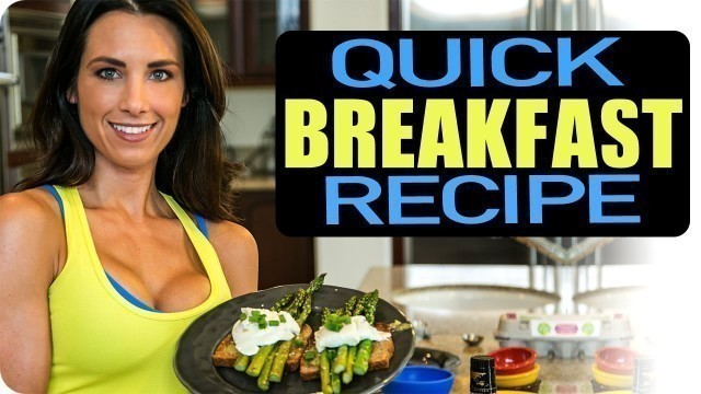 'Perfect Poached Eggs & Asparagus Toast—Quick Breakfast Recipe | Autumn Fitness'
