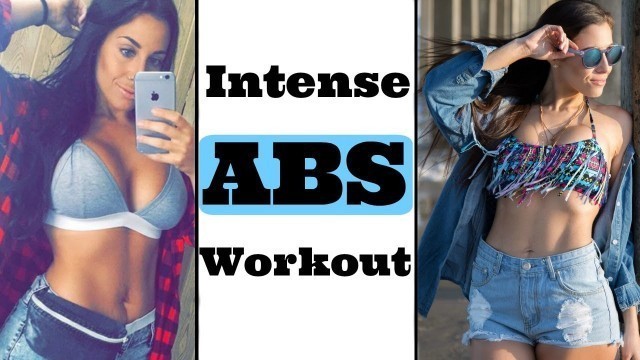 'Flat Stomach Workout | 10 minute INTENSE Abs Routine at HOME | Rocio Laura Fitness'