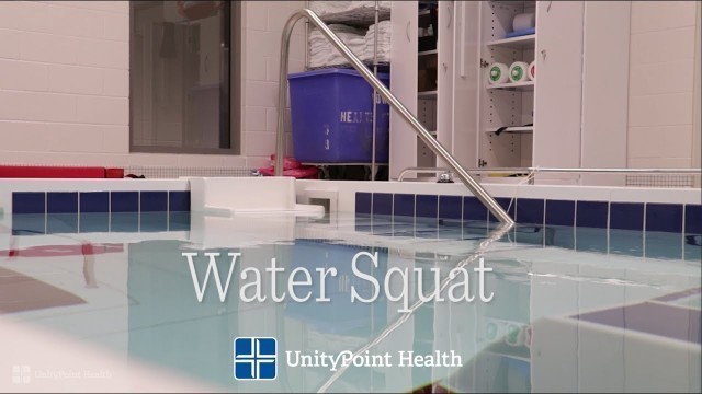 'Water Squat Exercise'