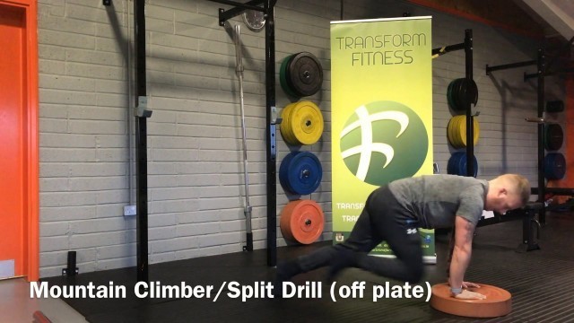 'Transform Fitness - TFL and TFL+ Exercise: Mountain Climber/Split Drills Variations'