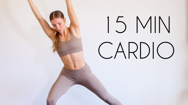 '15 MIN BEGINNER CARDIO Workout (At Home No Equipment)'