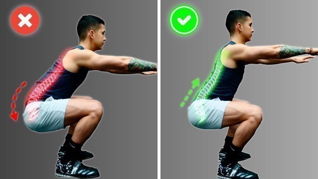 'How To Squat Properly: 3 Mistakes Harming Your Lower Back (FIX THESE!)'