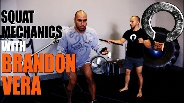 'MMA Training Sessions - Squat Exercise Technique with UFC fighter Brandon Vera'