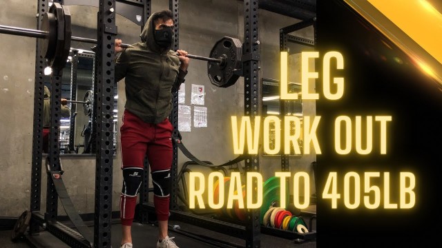 'Squatting After a Year!! Leg Workout & Road to 405lb Squat!!'