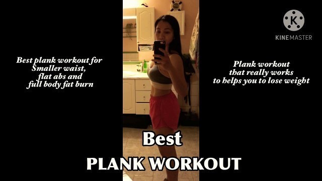 '6 BEST PLANK WORKOUT FOR SMALLER WAIST, FLAT ABS & FULL BODY FAT BURN!'