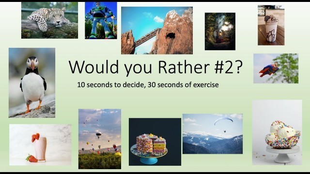 'Would You Rather #2? Physical Fitness for Kids - Brain Break'