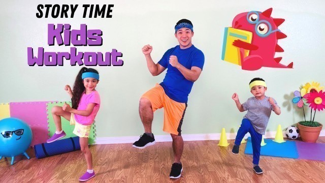 'Bobo PE | STORY TIME Fitness! | At Home Workout for Kids'