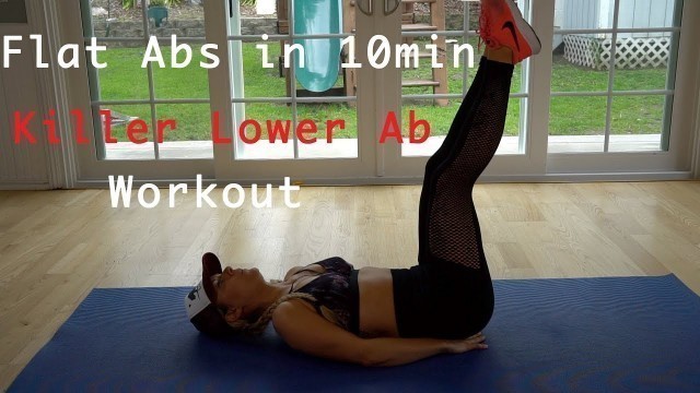 'Best 5 Exercises For Your Lower Abs Workout! Flat Stomach In 10min'