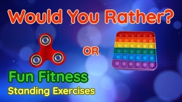 'Would You Rather? WORKOUT - At Home Family Fun Fitness Activity - Physical Education - Brain Break'