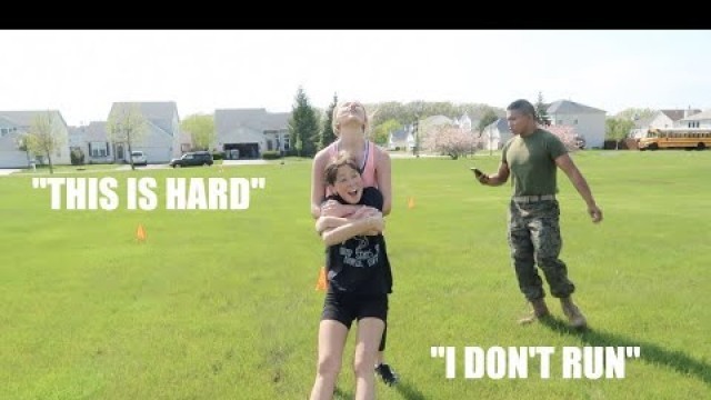 'Working out with a Marine | doing the Marine Corps CFT'