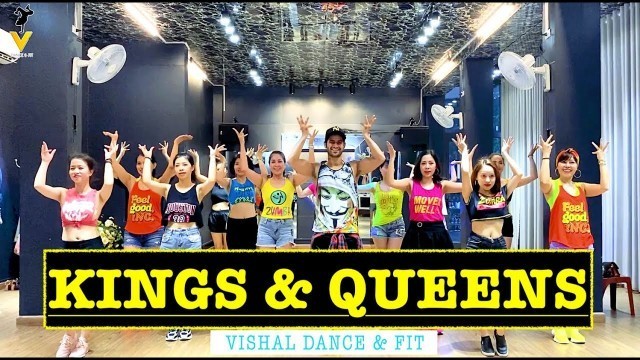'Kings & Queens - Ava Max | Zumba Dance Workout | Zumba Workout For Beginners | Vishal Choreography'