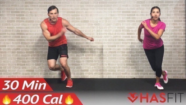 '30 Minute HIIT Home Cardio Workout with no Equipment – High Intensity Cardio Routine'
