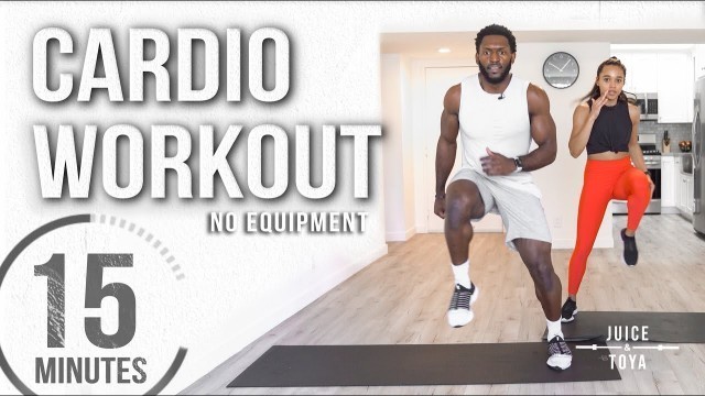 '15 Minute Full Body Cardio Workout (No Equipment)'