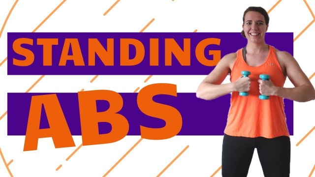 '24 Minute Standing Abs Workout to Flat your Belly – Low Impact Fat Burning Exercises – No Jumping'