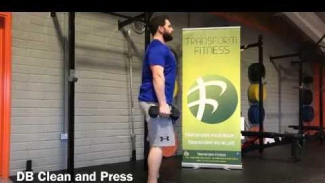 'Transform Fitness - TFL and TFL+ Exercise: DB Clean and Press'