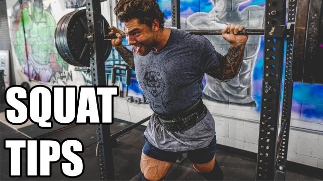 'TRAIN LIKE ME: Squat + Bench Workout (tips to improve squat technique)'