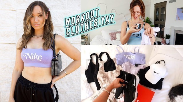 'new workout clothes / athletic haul *not sponsored* LOL'