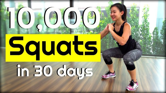 '10,000 SQUAT Challenge in 30 Days | Joanna Soh'