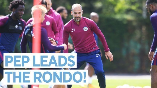 'PEP JOINS IN TRAINING! | Man City Pre Season Training Day 3'