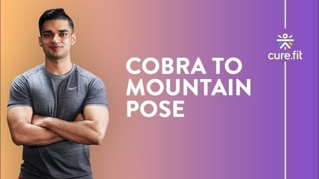'How To Do The Cobra to Mountain by Cult Fit | Cobra Pose Variation | Cobra Pose| Cult Fit | Cure Fit'