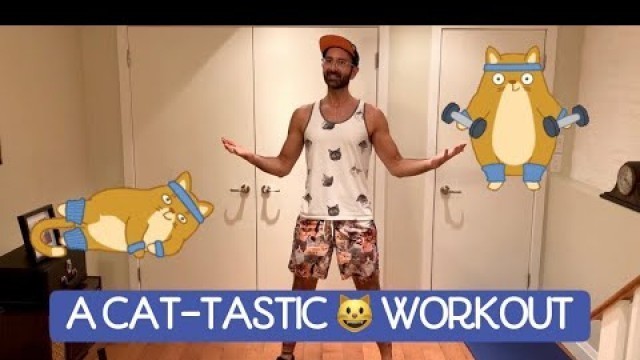 'KIDS CAT WORKOUT // All Ages Family Fitness Workout // Kids at Home Workout #7'