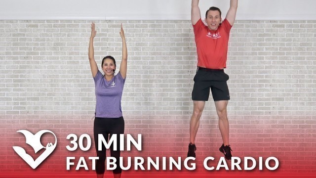 '30 Minute Fat Burning Cardio Workout at Home - 30 Min HIIT Cardio Workouts without Equipment'