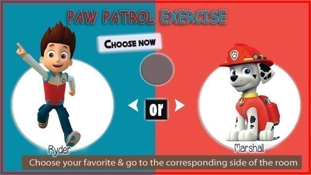 'PAW PATROL fitness for kids and parents,  PAW PATROL workout for kids and parents, fitness challenge'