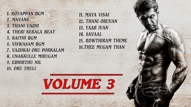 '[VOL 3] Best Tamil Workout Motivational Songs | Tamil Gym Workout Songs 2021- jukebox 