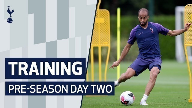 'TRAINING | PRE-SEASON DAY TWO | THE BOYS ARE BACK ON THE PITCH!'