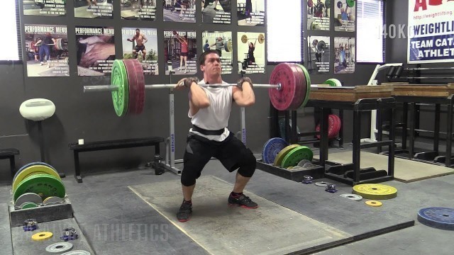 'John Downey - Heavy Snatch, Clean & Jerk, and Front Squat Workout'