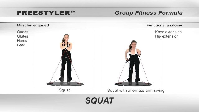 'Group fitness formula - Strength (Squat)'