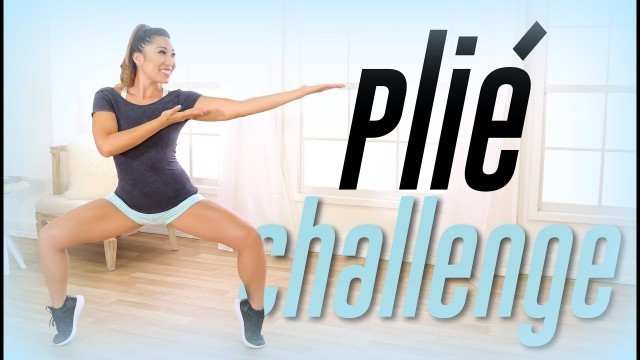 'Plie Squat Challenge! | Best Thigh Workout'
