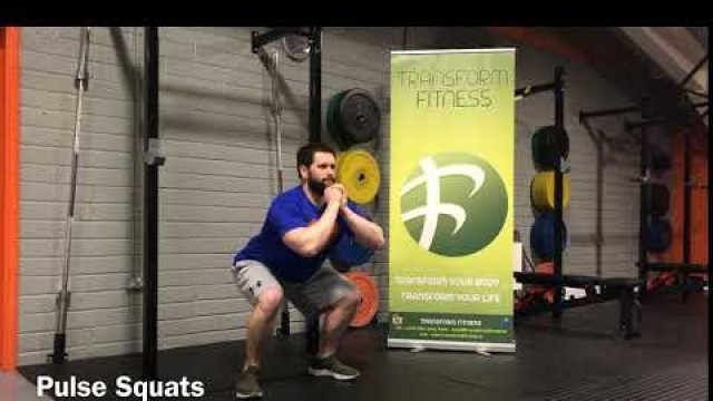 'Transform Fitness - TFL and TFL+ Exercise:  Pulse Squats'