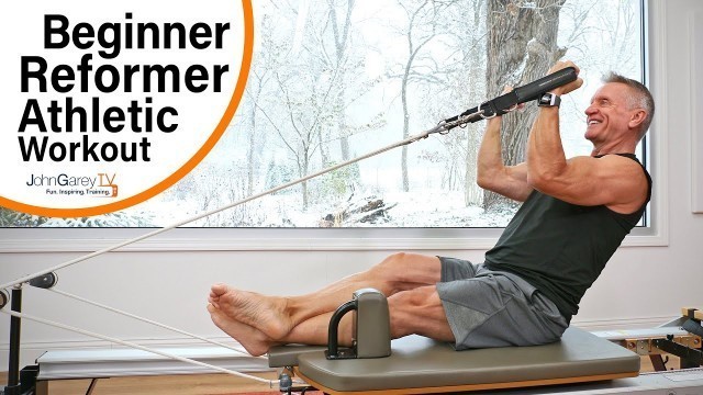 'Beginner Athletic Pilates Reformer Workout - 15 Minutes'