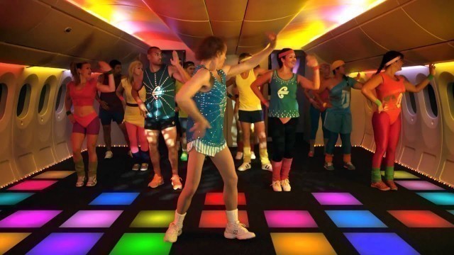 'Mile-high madness with Richard Simmons! #AirNZSafetyVideo'
