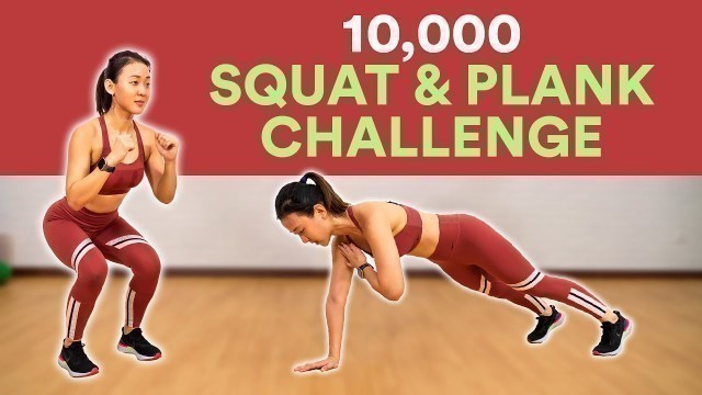 '10,000 Squat & Plank Challenge (in 30 Days!) | Joanna Soh'