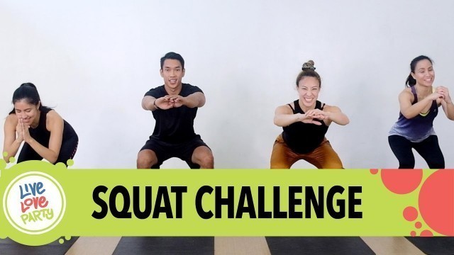 'Bring Sally Up | Squat Challenge | Workout Party with Coach Raven Cruz | Live Love Party™'