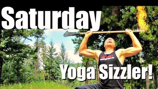 'Saturday - Fat Burning Athletic Yoga Workout - 7 Day Fitness Challenge #poweryoga #yogaforathletes'