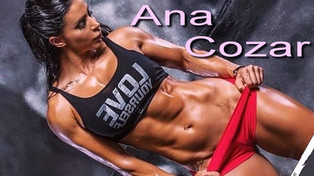 'Ana Cozar part3 build a sexy feminine muscular upper body | Spanish fitness model'