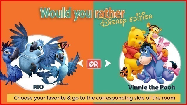 'Would You Rather WORKOUT for kids exercise for kids DISNEY workout for kids DISNEY exercise for kids'