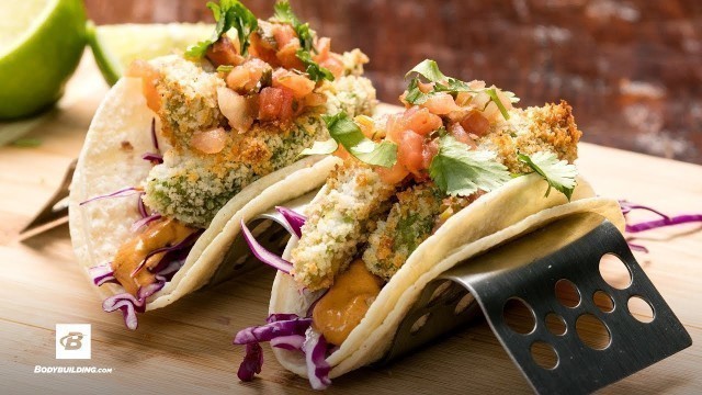 'Fried Avocado Tacos | Fuel & Gainz by Fit Men Cook'