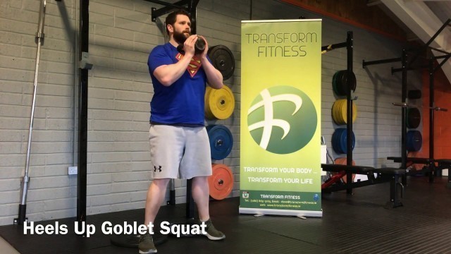 'Transform Fitness - TFL and TFL+ Exercise: Heels Up Goblet Squats'