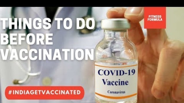 'Things You Must Do Before Taking Covid 19 Vaccine | Fitness Formula |#covid19 #vaccine'