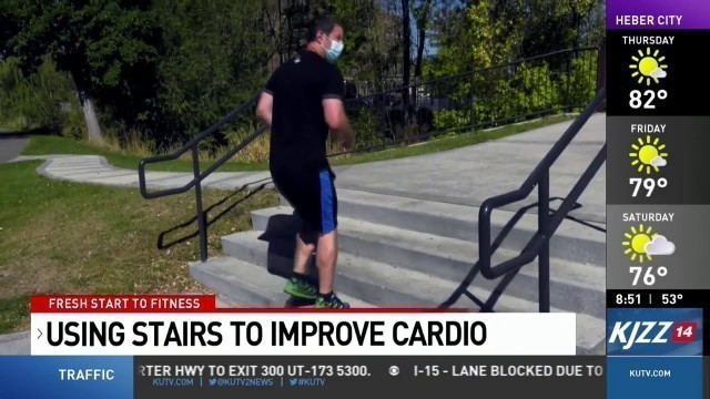 'Fresh Start 2 Fitness   Cardio and coordination workout on the stairs'