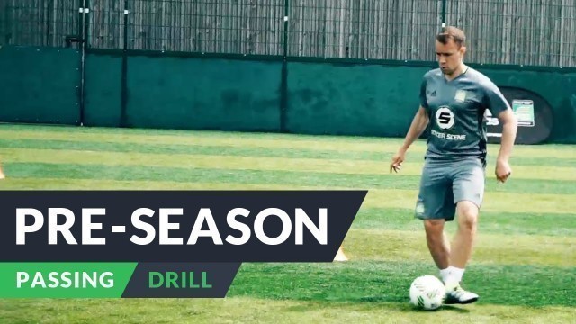 'Pre-season training for football | Passing drills'