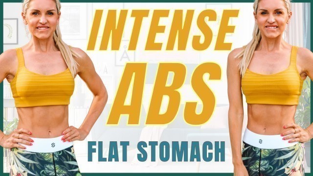 'INTENSE ABS - FLAT TUMMY at home 10 minute workout'