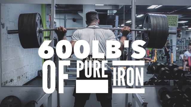 '605lb/275kg Squat Workout | Road to 700Lb Thanos Legs'