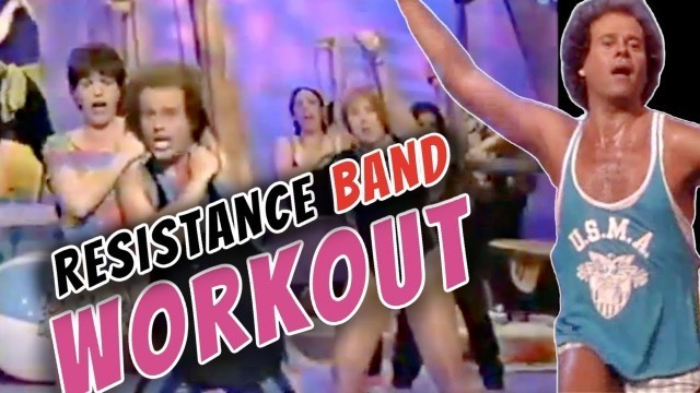 'RESISTANCE BAND Shoulder Workout with Richard Simmons'